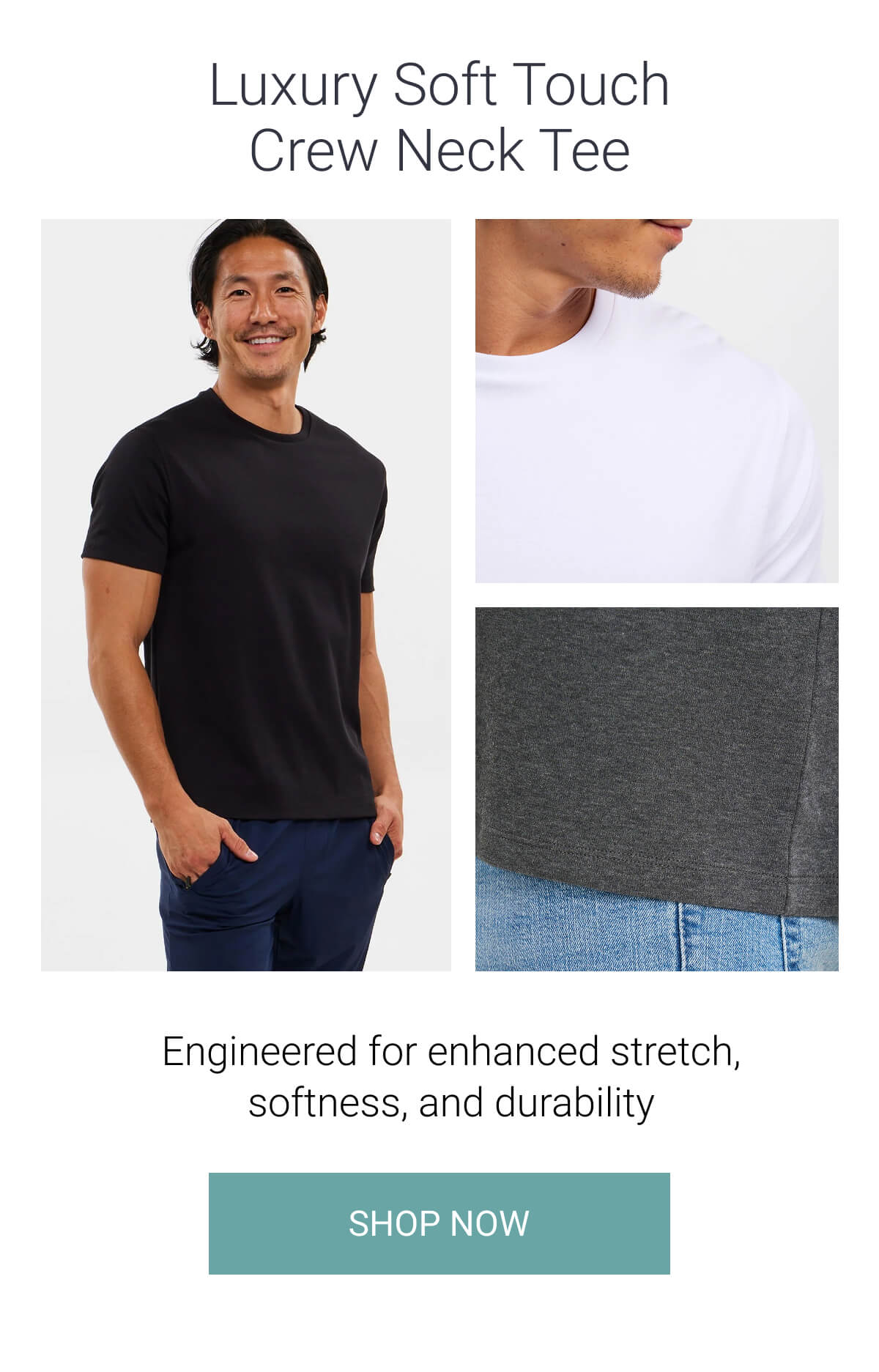 Luxury Soft Touch Crew Neck Tee