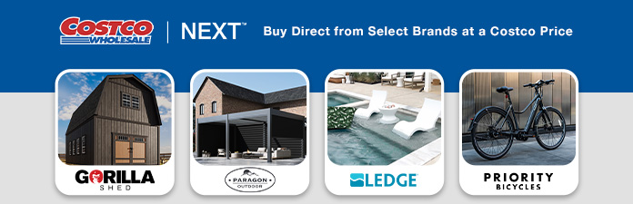 Buy Direct from Select Brands with Costco NEXT