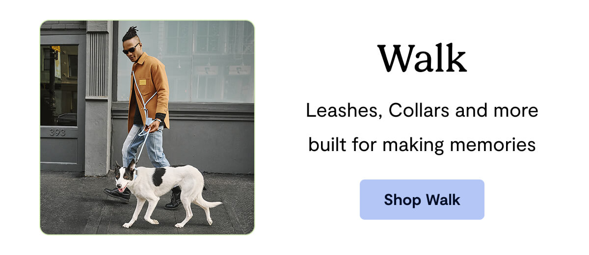 Walk: Leashes, Collars and more built for making memories