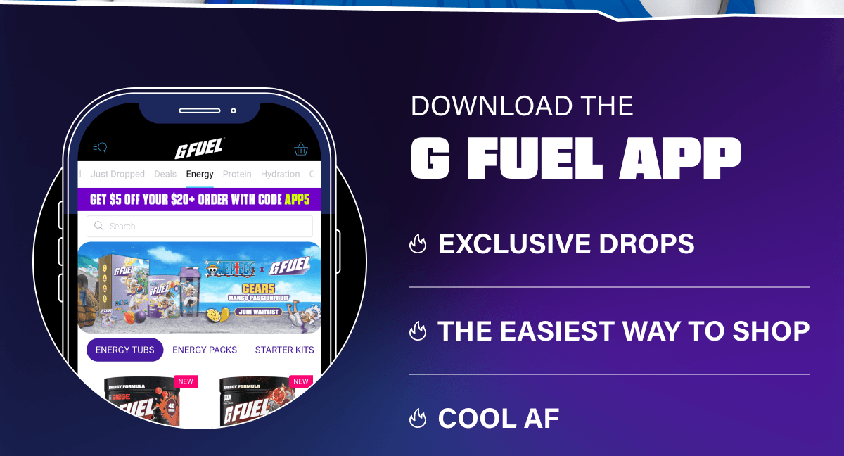 Download the G FUEL App