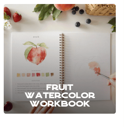 Fruit Watercolor workbook