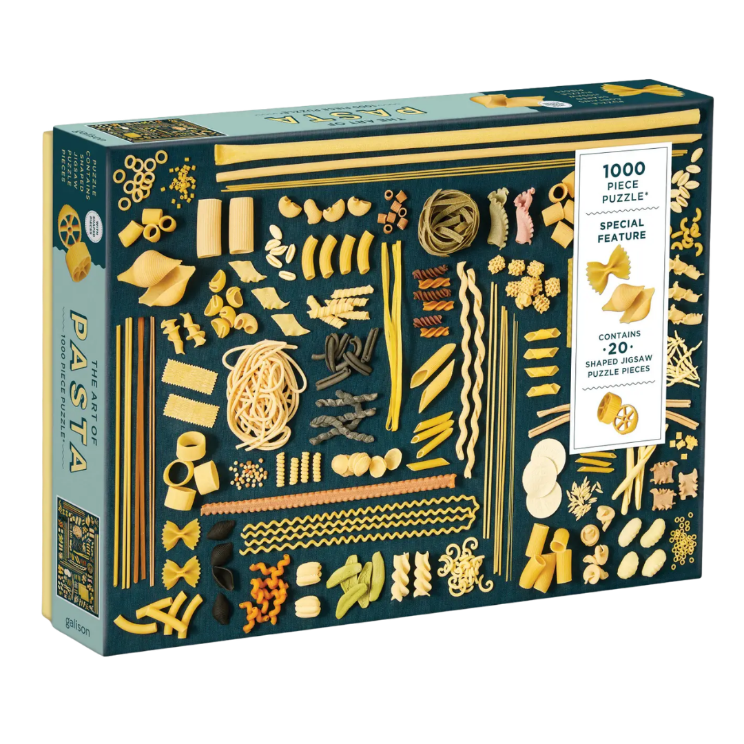 Image of The Art of Pasta - 1000 Piece Puzzle with Shaped Pieces