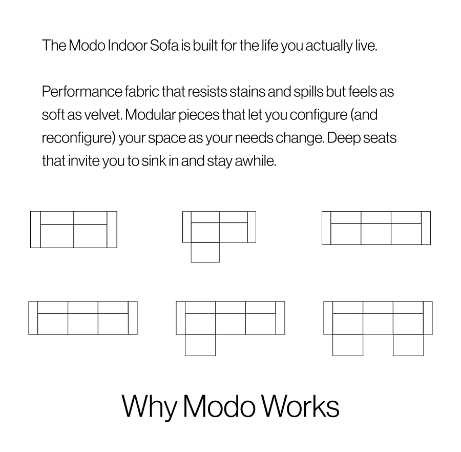 MODO INDOOR SOFA