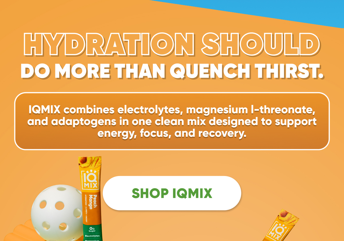 Hydration should do more than quench thirst