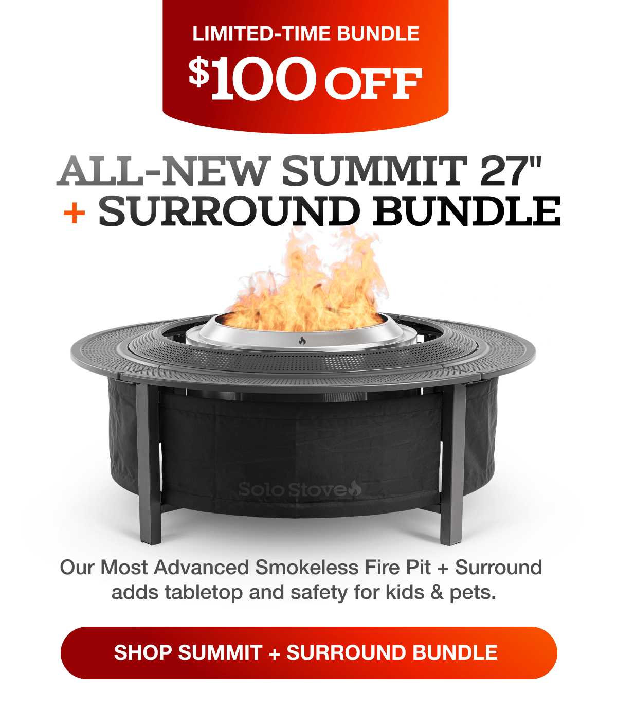 Summit 27 Fire Pit + Surround Bundle