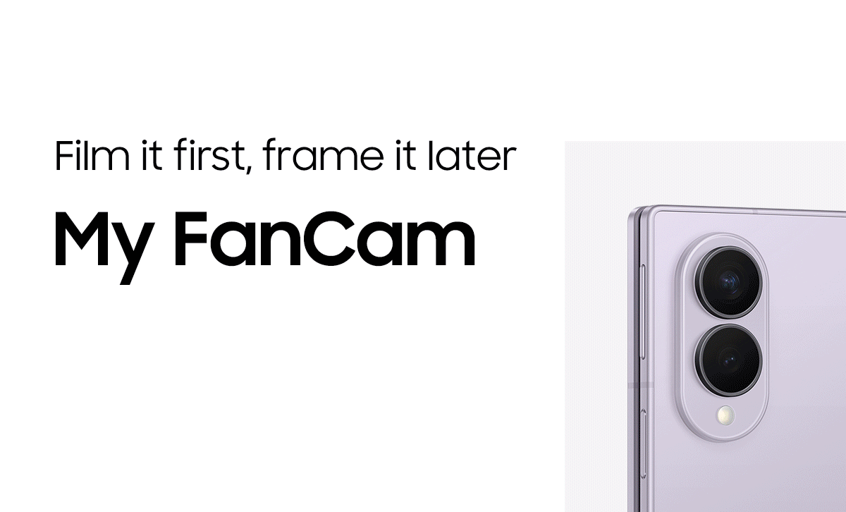 Film it first, frame it later - My FanCam