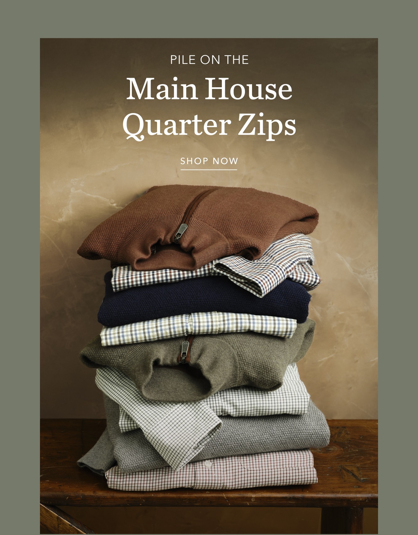 SHOP MAIN HOUSE QUARTER ZIPS