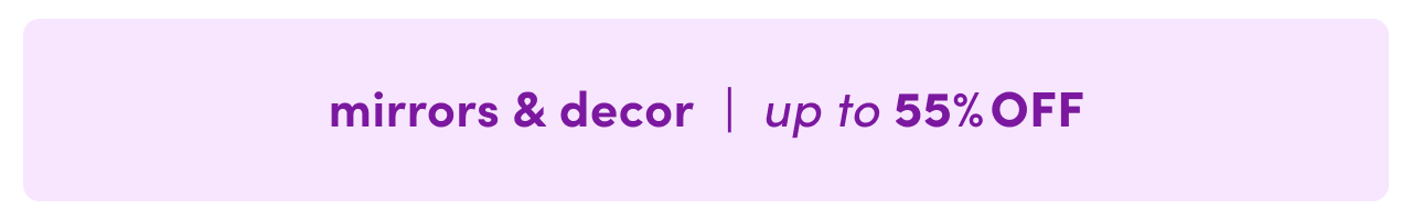 mirror & decor sale