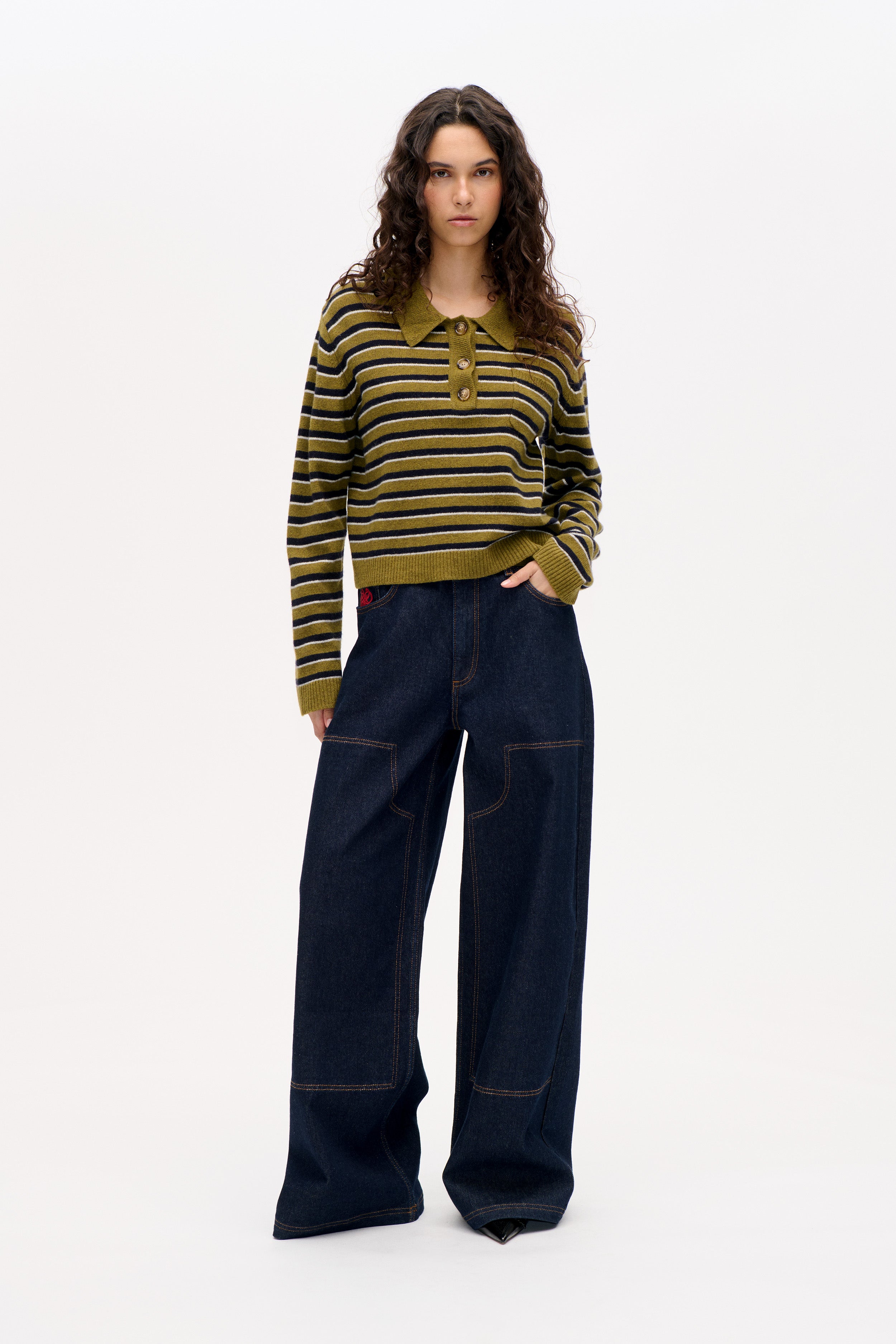 Image of NAMRA JEANS | Dark Denim Wash