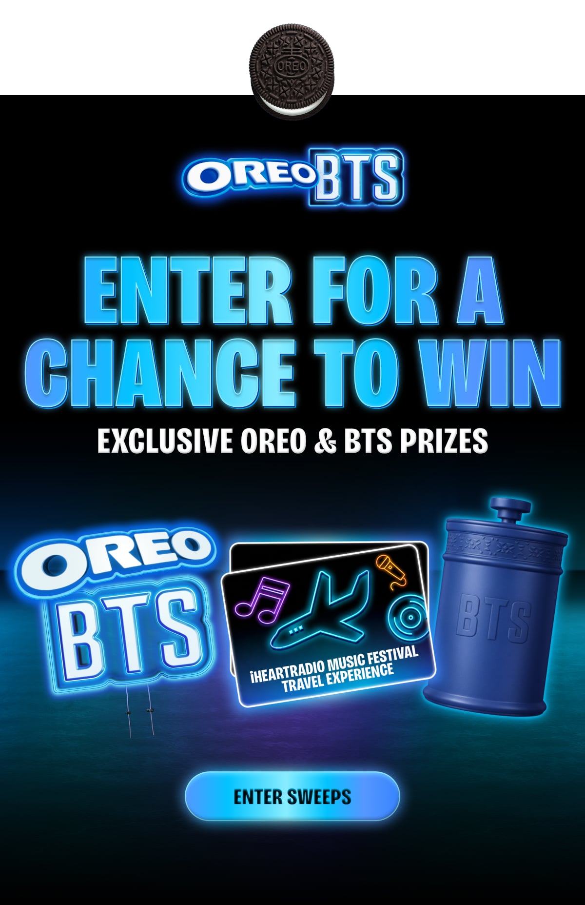 Enter For a Chance to Win Exclusive OREO & BTS Prizes