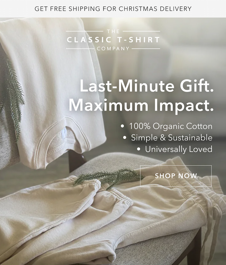 Last-minute Gift. Maximum impact.
