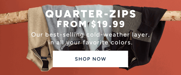 Shop Men's Quarter-Zips
