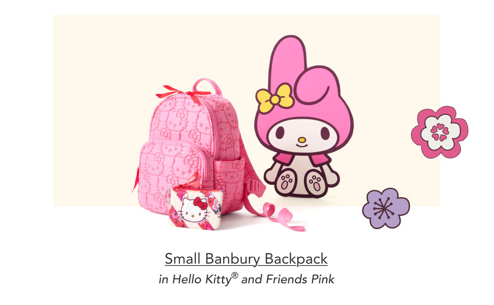Small Banbury Backpack Hello Kitty And Friends Pink