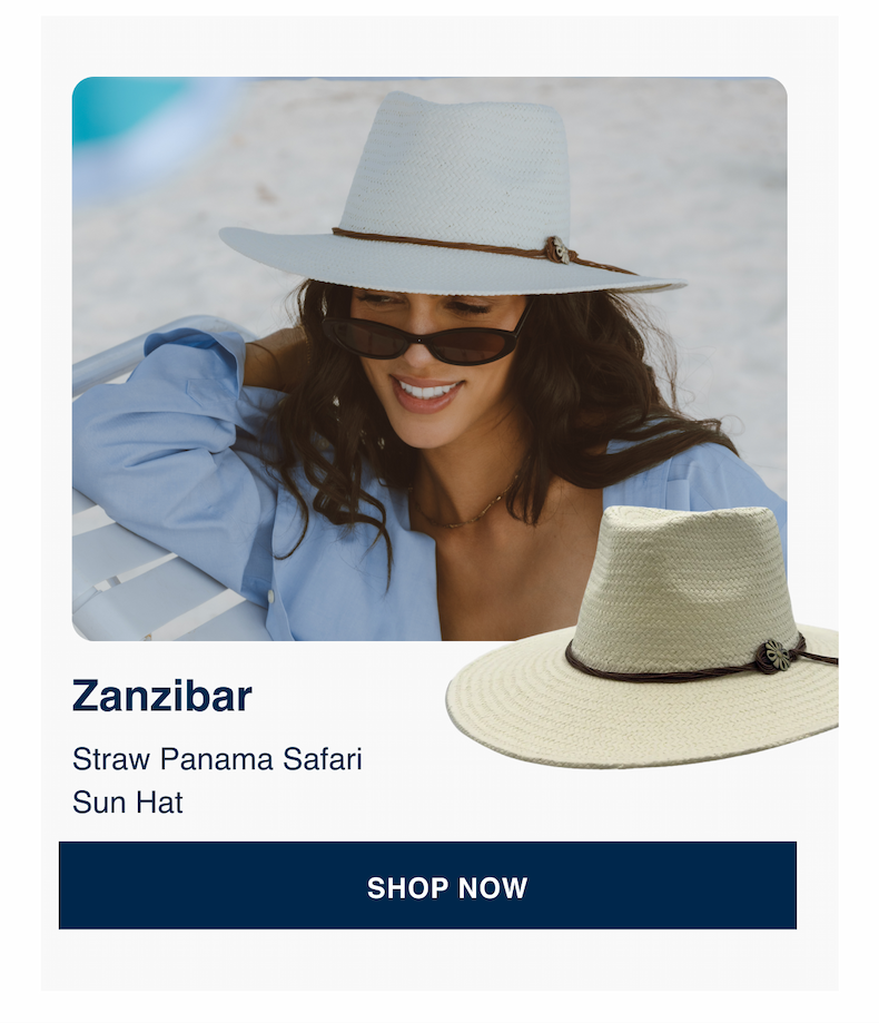 Zanzibar Straw Panama Safari Sun Hat