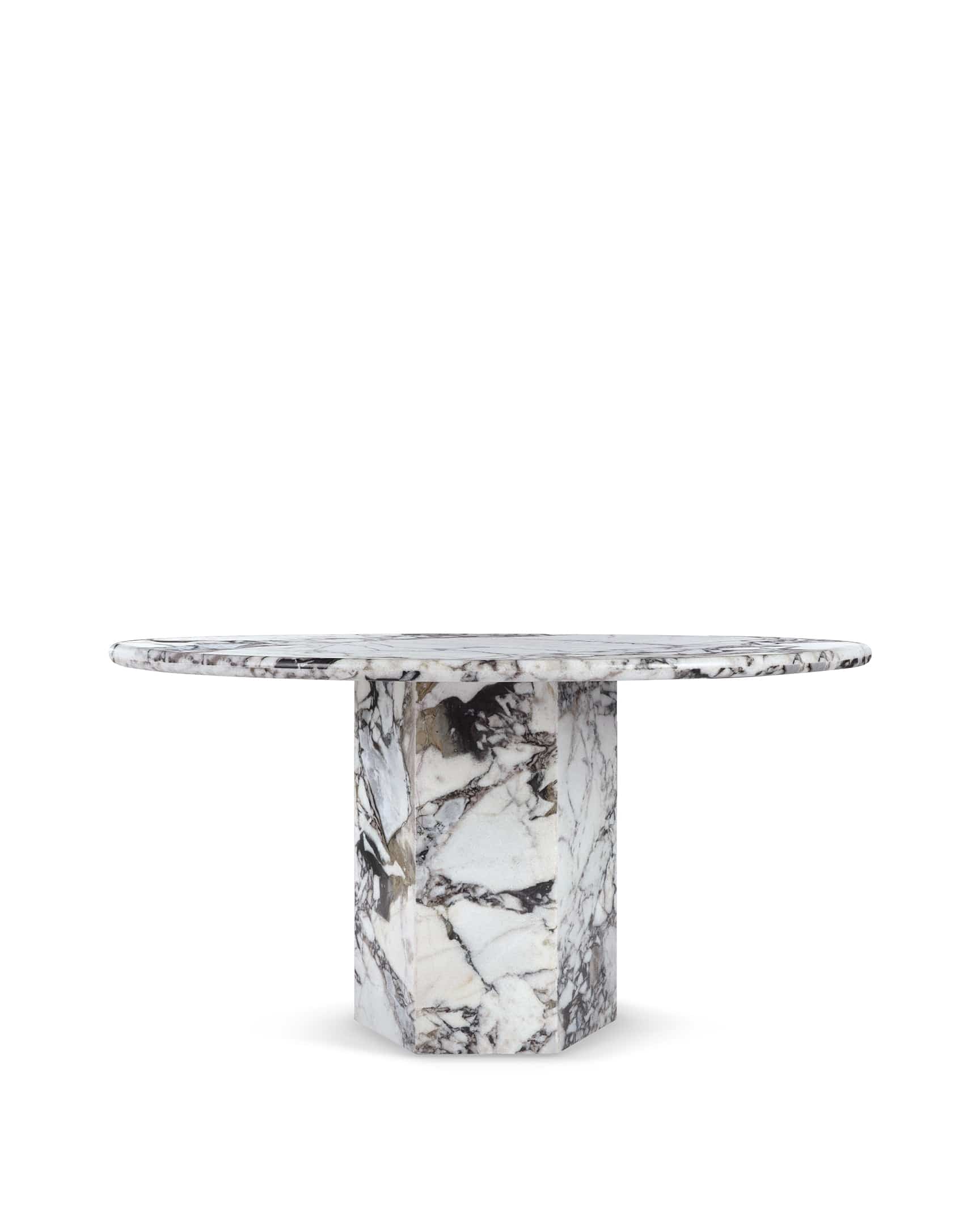 Image of Saga Round Dining Table, 55in