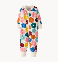 Multi Floral on Ecru