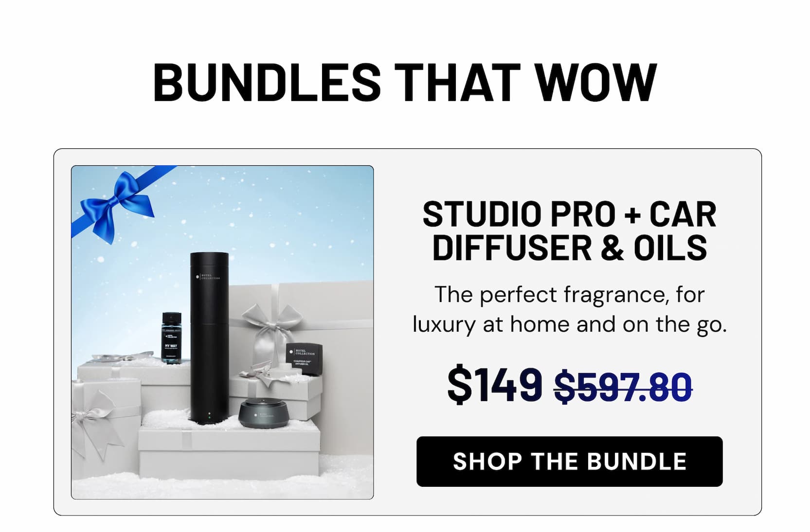 STUDIO PRO + CAR DIFFUSER & OILS