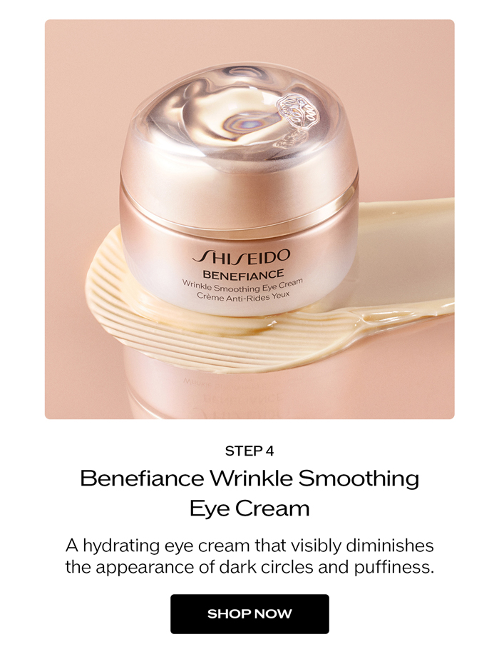 Benefiance Wrinkle Smoothing Eye Cream A hydrating eye cream that visibly diminishes the appearance of dark circles and puffiness