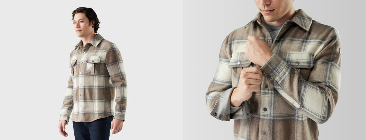 Anchor Line Shirt Jacket
