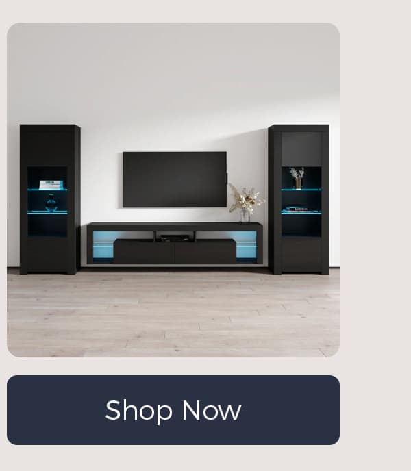 Milano 200 Floating BK-BK Entertainment Center