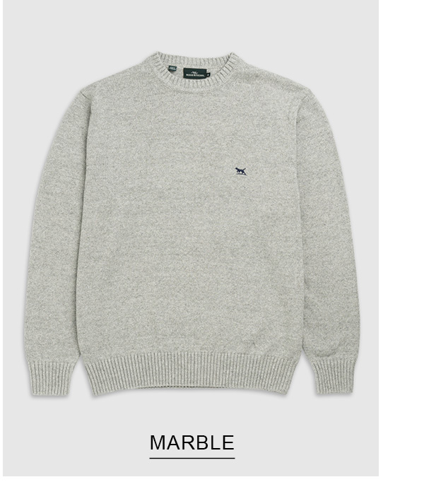 Shop Gunn Crew Knit, Marble online and instore at Rodd & Gunn