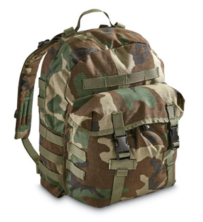 U.S. Army Surplus 3 Day Assault Pack, Used