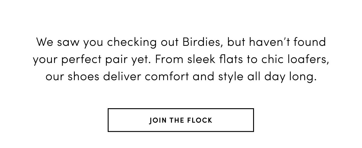 JOIN THE FLOCK