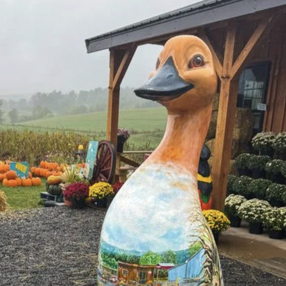 Fiberglass Geese of Juniata River Valley 
