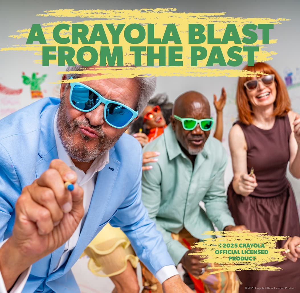 Crayola's blast from the past