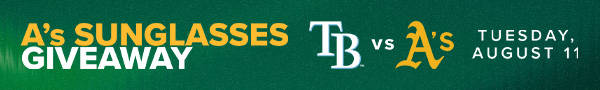 A's Sunglasses Giveaway: August 11
