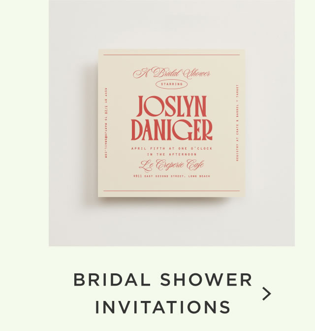 Bridal Shower Invitations