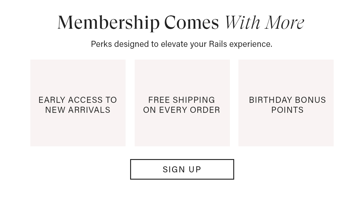 Membership Comes With More | Sign Up