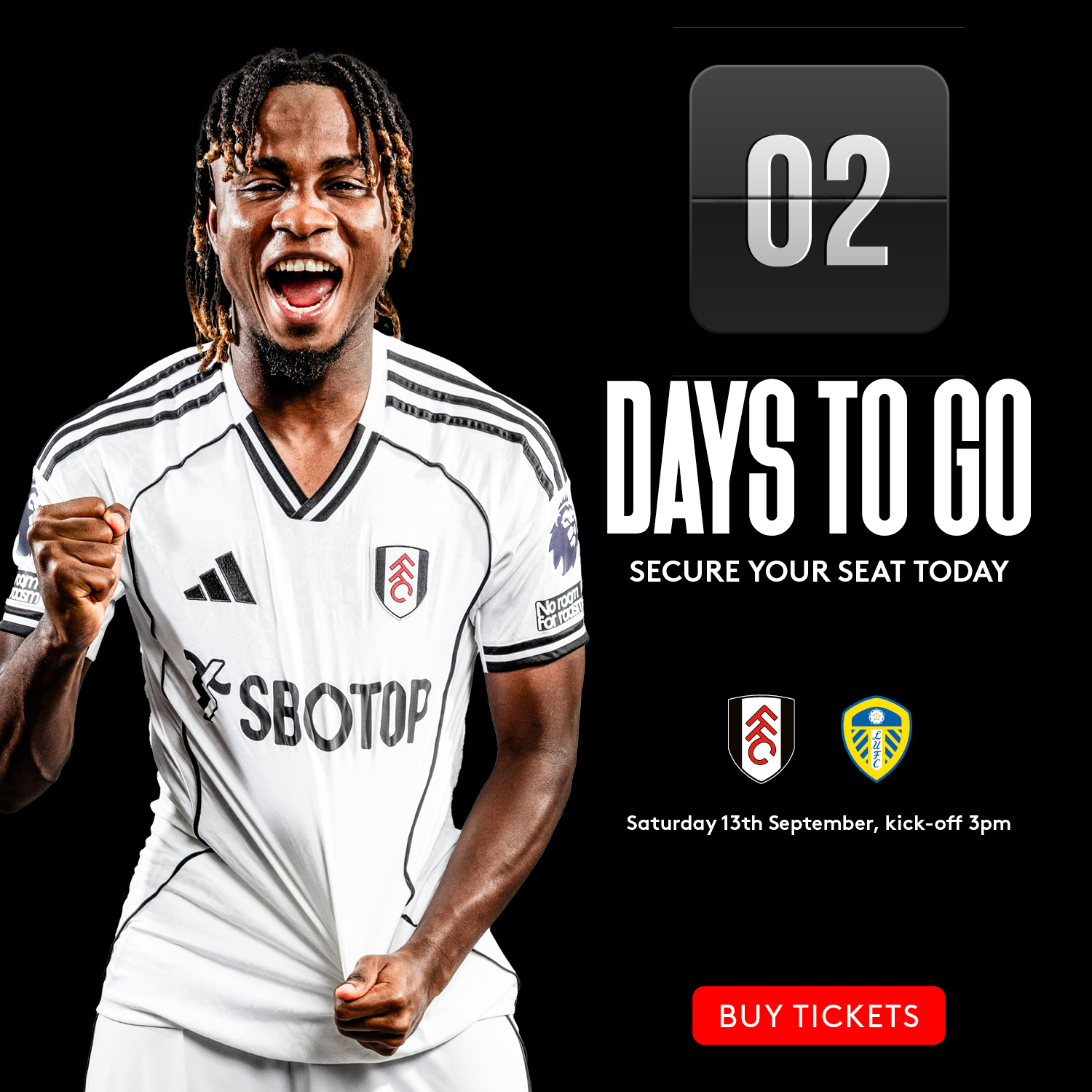 Fulham v Leeds United Tickets
