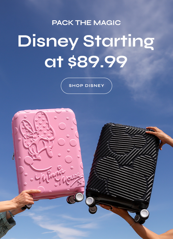 Shop Disney Luggage Starting at $89.99