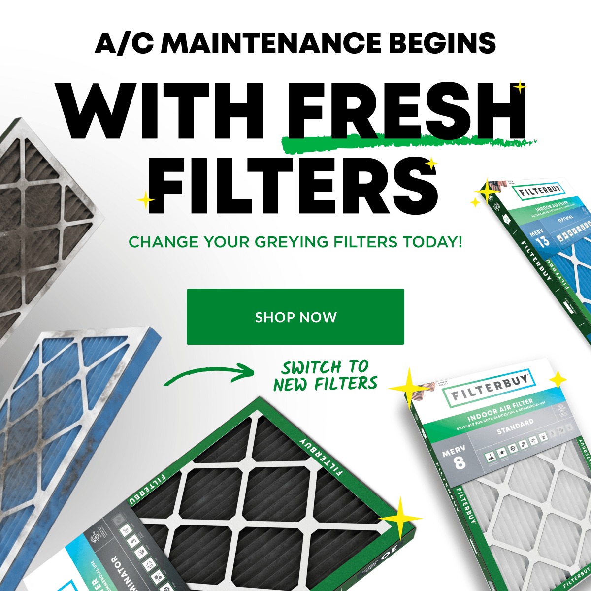 A/C Maintenance Begins With Fresh Filters