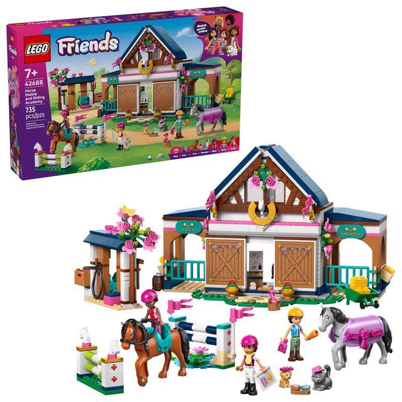 Image of LEGO Friends Horse Stable and Riding Academy 42688