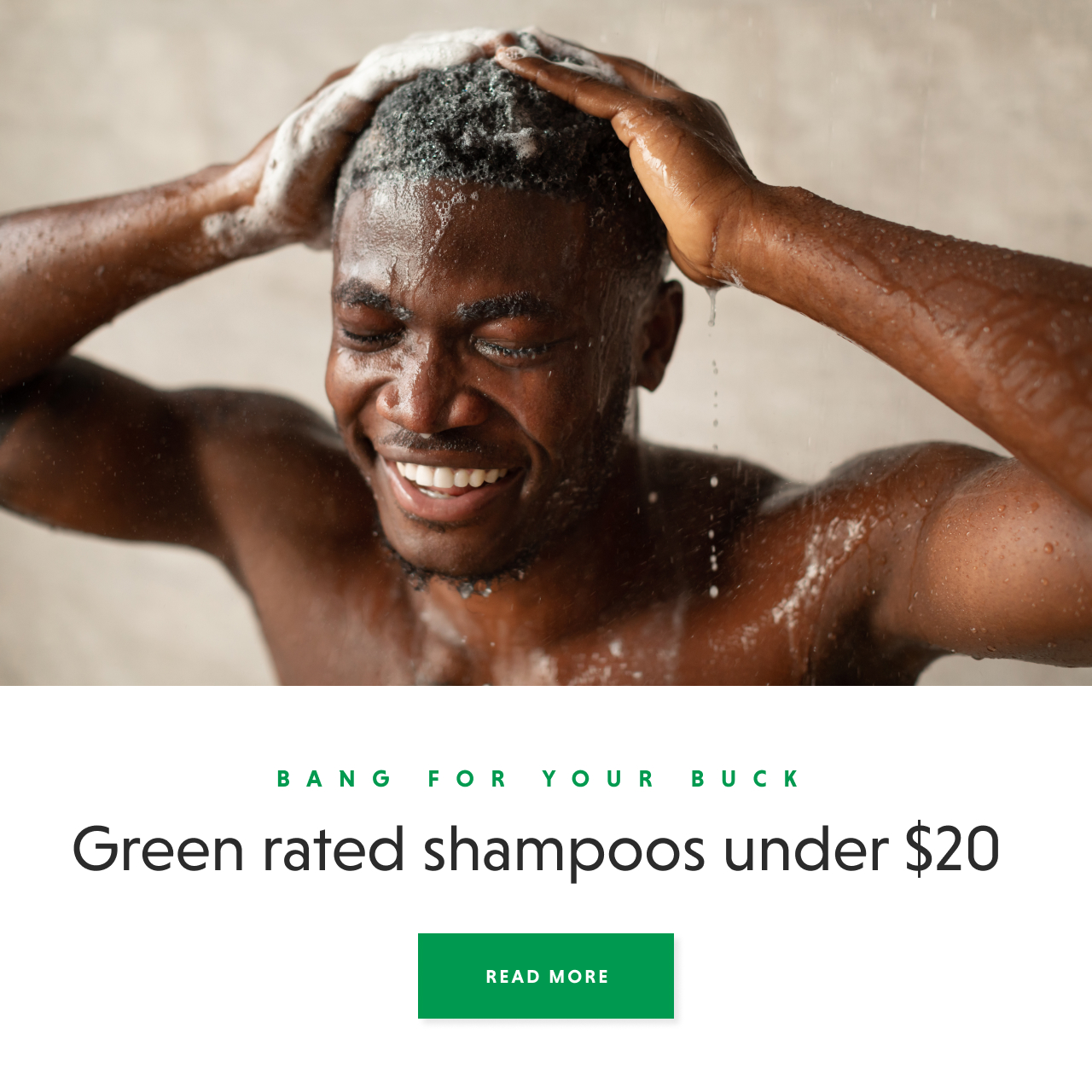 Green-rated shampoos under $20 - MORE