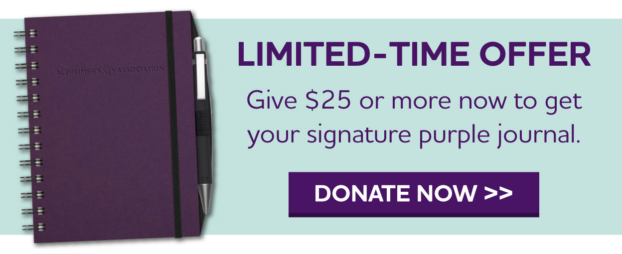 Make a gift of $25 or more and receive your journal.