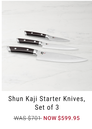 Shun Kaji Starter Knives, Set of 3 NOW $599.95