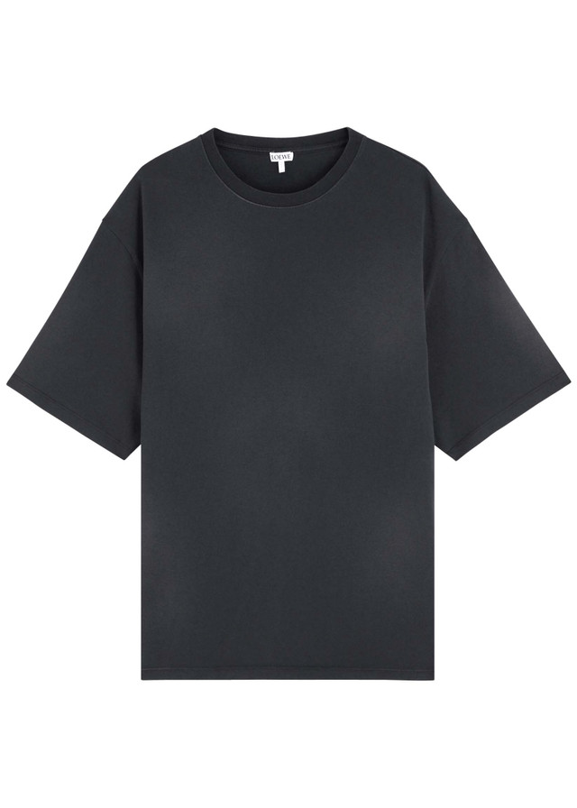 LOEWE Anagram-embroidered cotton T-shirt