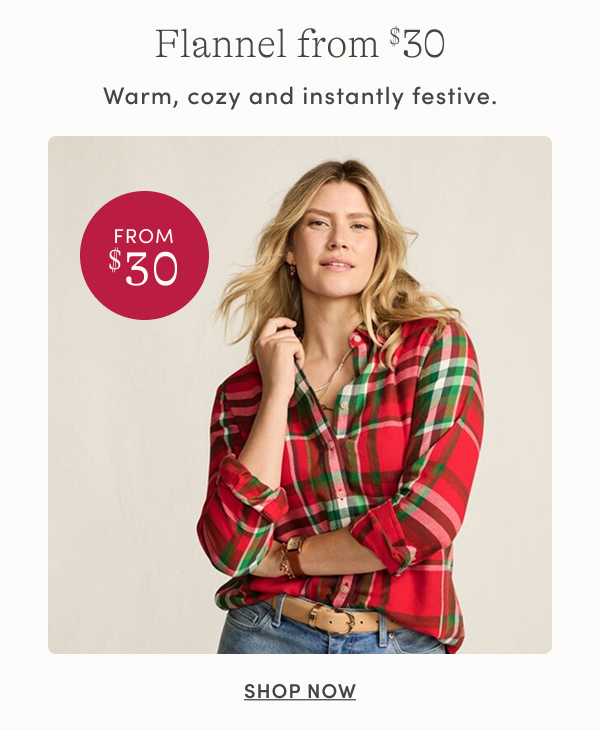 Shop Flannels from $30