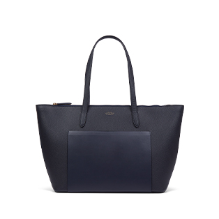 East West Tote Bag with Zip in Panama
