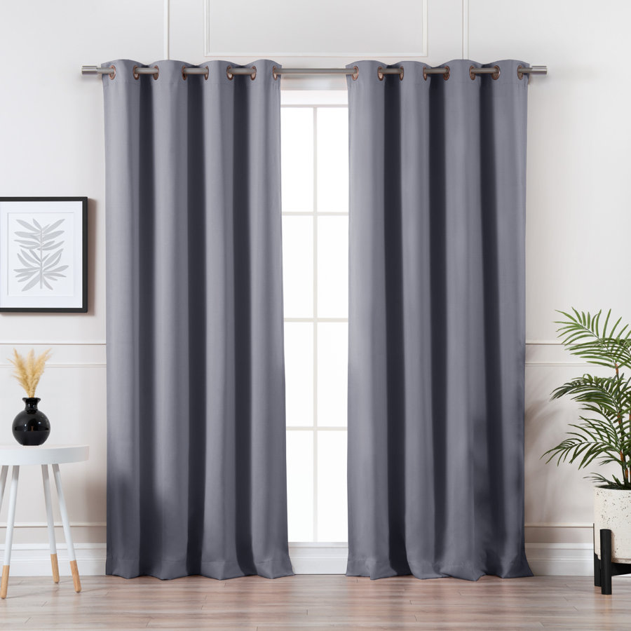 Sevan Solid Thermal Grommet Curtain Panels