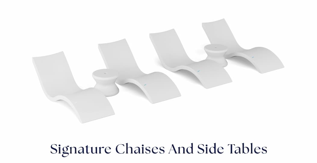 Signature Chaises And Side Tables