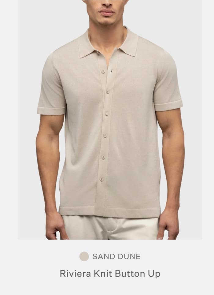 Riviera Knit Button Up