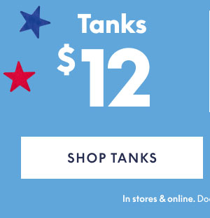Tanks $12