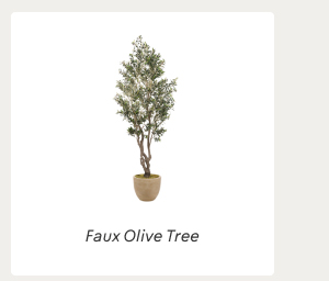 Ashley Luxe Faux Olive Tree