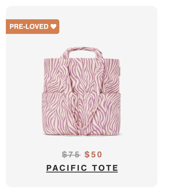 Pacific Tote in Zebra Print