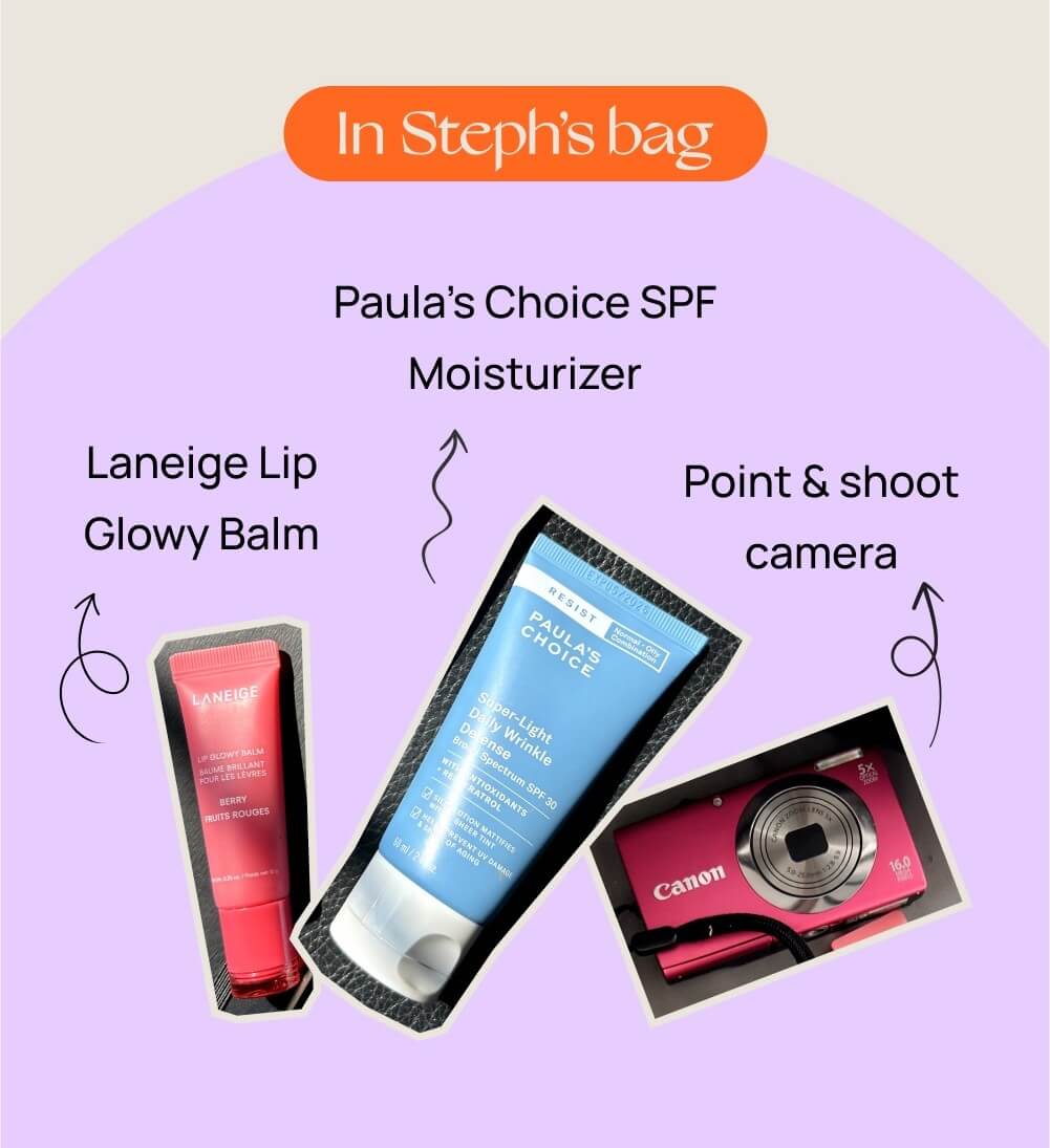 In Steph's bag