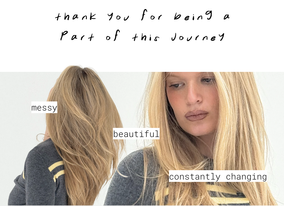thank you for being part of this journey.